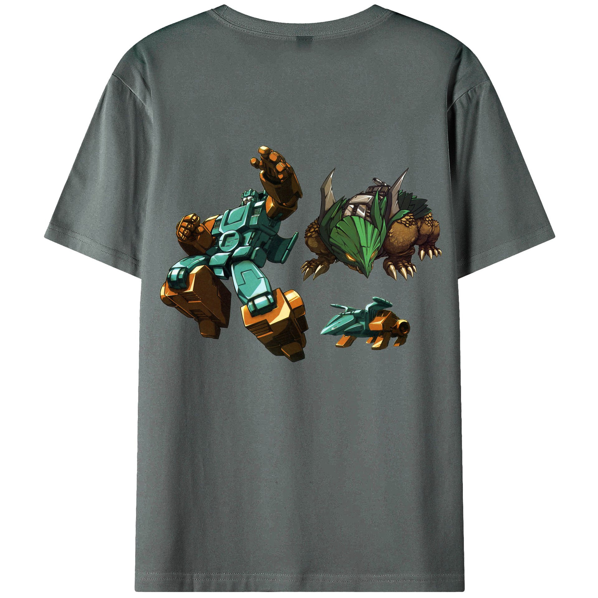 （画像用）  綿100％ メンズ半袖Tシャツ（バックプリント） 通気性